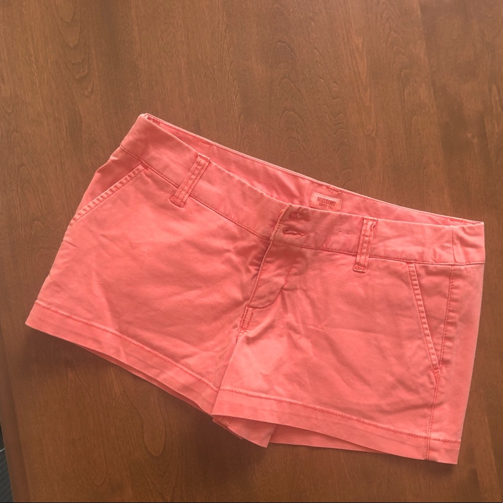 Orange Mossimo Low Rise Shorts